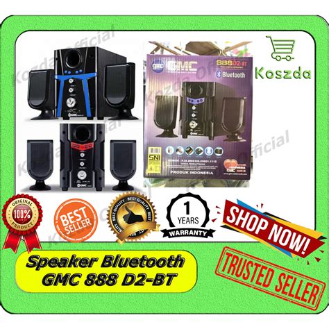 Jual Speaker Aktif Bluetooth Gmc D Bt Original Resmi Shopee