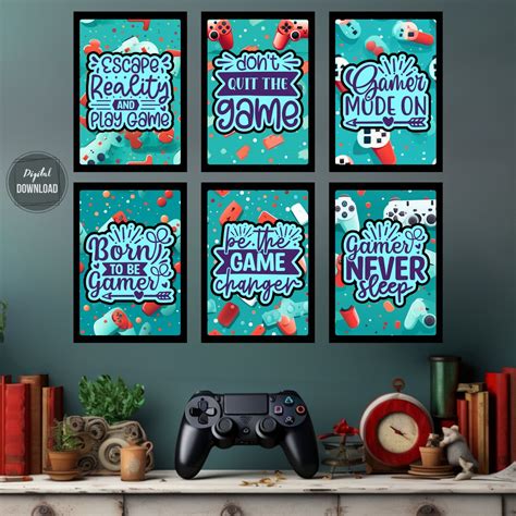 Gaming Canvas Art Gamer Geek Canvas Room Decor for Teens - Etsy