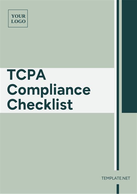 Free TCPA Compliance Checklist Template - Edit Online & Download | Template.net