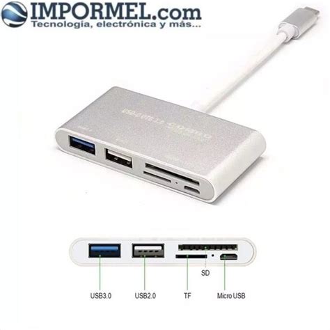 Adaptador Hub Tipo C Usb Para Macbook Adaptador En Impormel