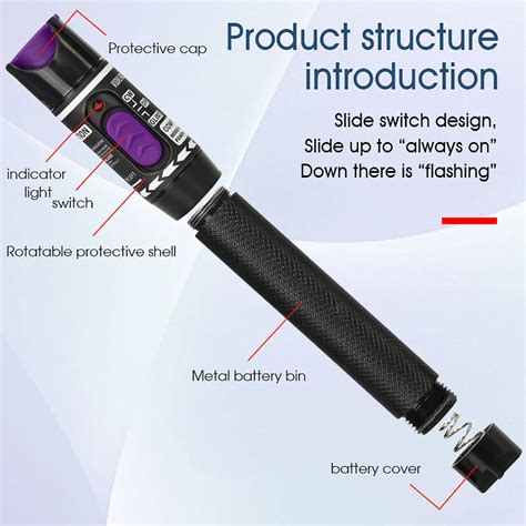 Fibre optique Stylo Laser de testeur de câbles de Fiber optique FTTH