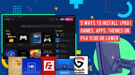 5 Ways To Install PKG Games Apps Themes On PS4 11 00 Or Lower YouTube