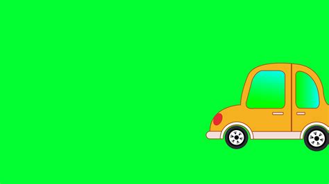 Luxury Colorful Car Green Screen Animation Remove Green Color And Use