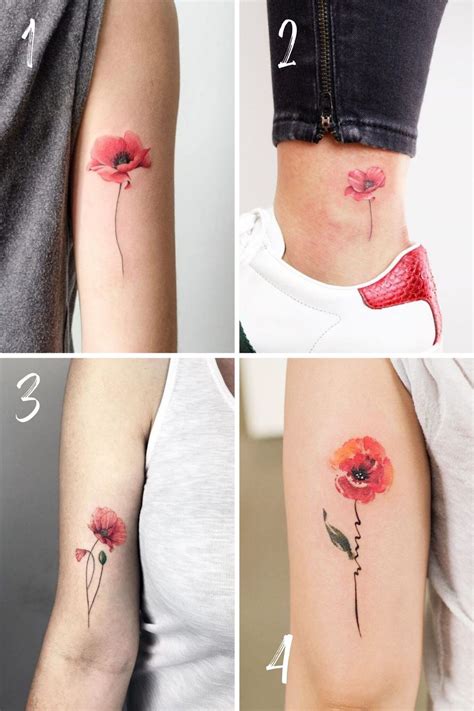 25 Pretty Poppy Tattoo Designs Ideas TattooGlee Simple Poppy Tattoo