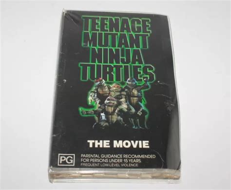 Teenage Mutant Ninja Turtles The Movie Vhs Video Roadshow Home Video