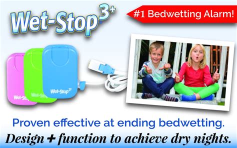 Wet Stop 3 Bedwetting Enuresis Alarm Cures Bedwetting