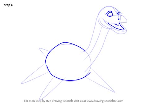 How To Draw Elmer Elasmosaurus From Dinosaur Train Dinosaur Train