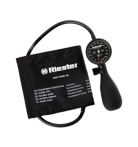 Tensiometru Mecanic Riester Shock Proof Alb Manseta Cu Inchidere