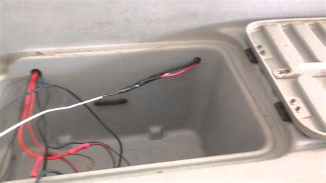 Boat Wiring Use A Coat Hanger To Run Wiring Youtube