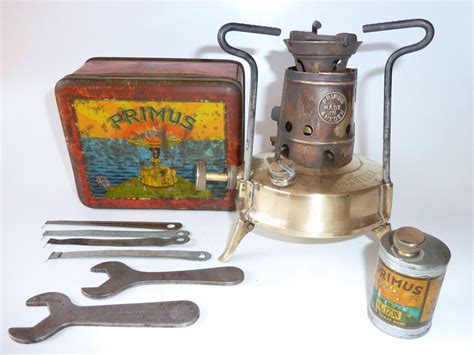 Vintage 1935 Primus 96 Complete Touring And Camping Stove With Accessories Everything In This