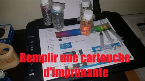 Remplir Une Cartouche D Imprimante Canon Pixma YouTube