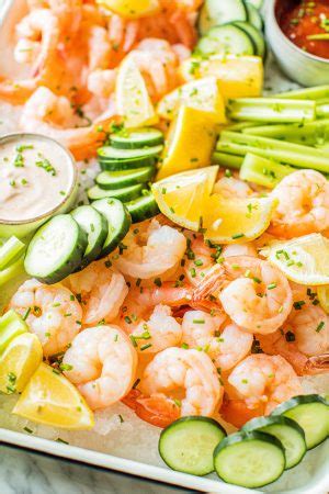 Shrimp Platter Recipe for Cocktail Parties - College Housewife