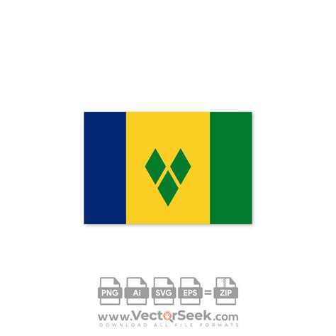 St. Vincent & Grenadines Flag Vector - (.Ai .PNG .SVG .EPS Free Download)