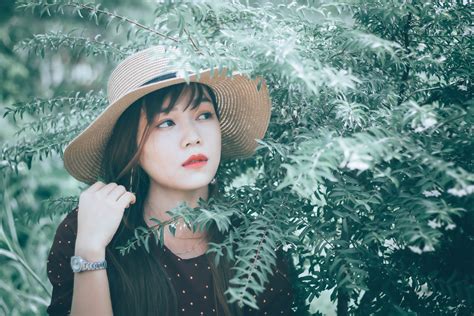 Woman Smiling Wearing Red Lipstick · Free Stock Photo