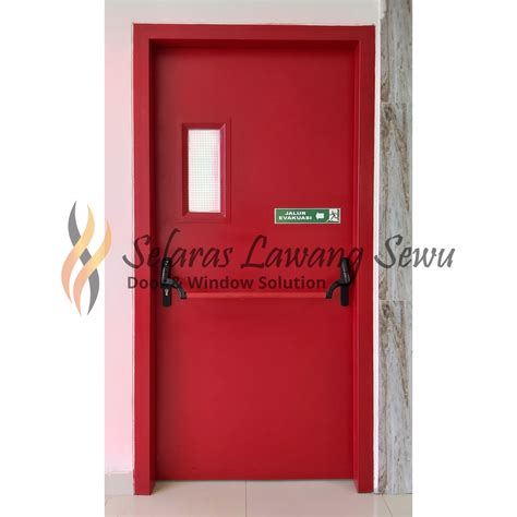 Pintu Besi Emergency Manual Fire Door Fds Kp 01 Panic Fdd Kp 01