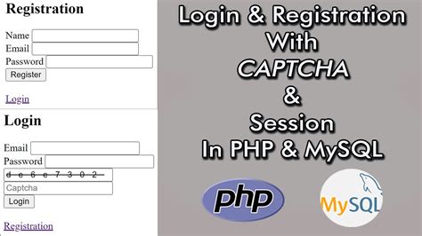 Create Login Registration Form With Captcha Session In Php Mysql