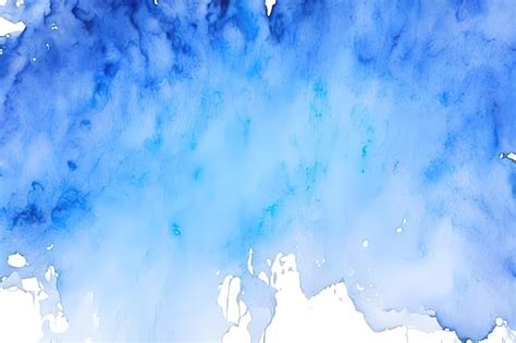 Premium Photo Blue Watercolor Texture Background