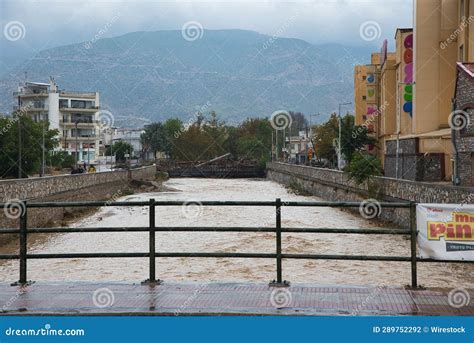 Catastrophic Flooding From Heavy Rainfall In Volos Magnesia Greece