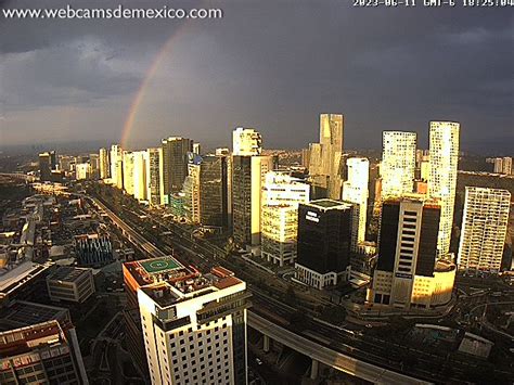 Webcams de México on Twitter Un hermoso arcoíris nos obsequia Ciudad