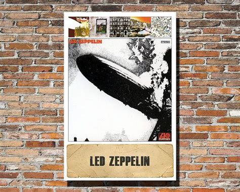 Led Zeppelin 13x19 Album Artwork Print, Poster, Wall Art | Artwork ...