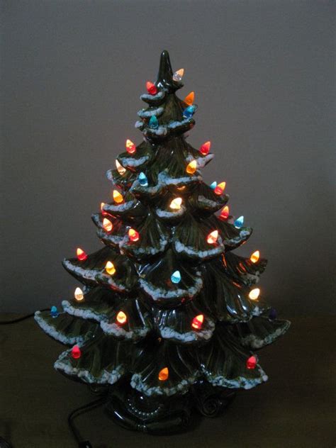 Updated Vintage Ceramic Christmas Tree - Our Crafty Mom