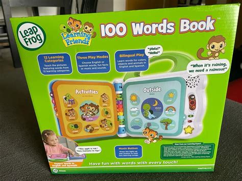 Leapfrog bilingual talking book (English+Spanish), Hobbies & Toys ...