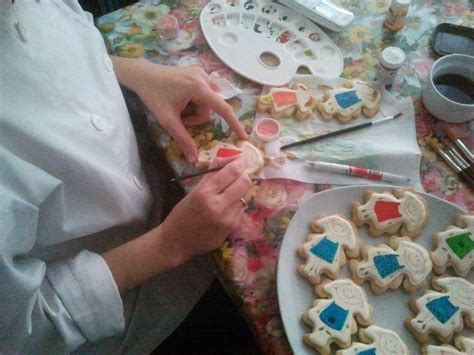 El taller de Juliette Galletas pintadas sobre glasa Paso a paso Más