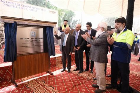 Bestway Cement Inaugurates Line Ii Of 7200 Tpd At Hattar The Frontier