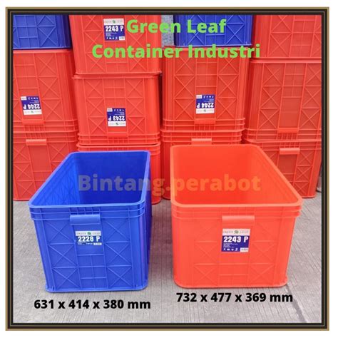 Jual Green Leaf Container Box Industri Besar P P