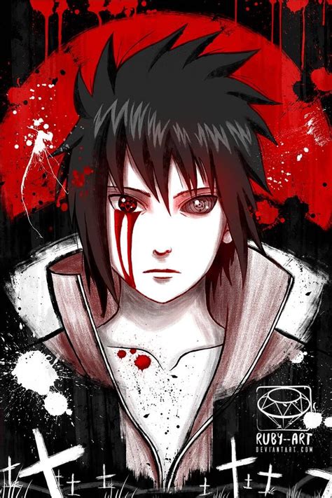 Sasuke Uchiwa By Ruby Art On Deviantart Sasuke Uchiha Shippuden