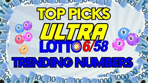 Trending 6 58 Ultra Lotto Numbers Youtube