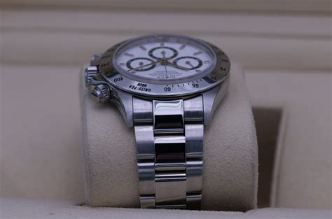 Rolex Daytona White Dial Zenith Stainless A Serial Sel