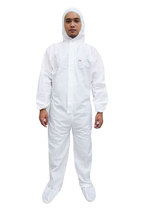 Multipurpose Disposable Coverall With Boot Cover Rainwear Protection