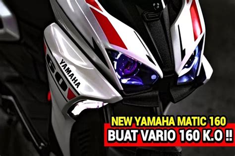 Bikin Honda Vario 160 KO Yamaha Luncurkan Skutik Maxi Baru Desain