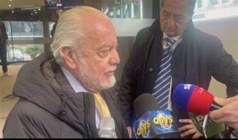 De Laurentiis Di Osimhen Sapevamo Tutto Ho Detto A Marotta Che Non