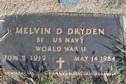 Melvin Dale Manny Dryden 1919 1984 Mémorial Find a Grave