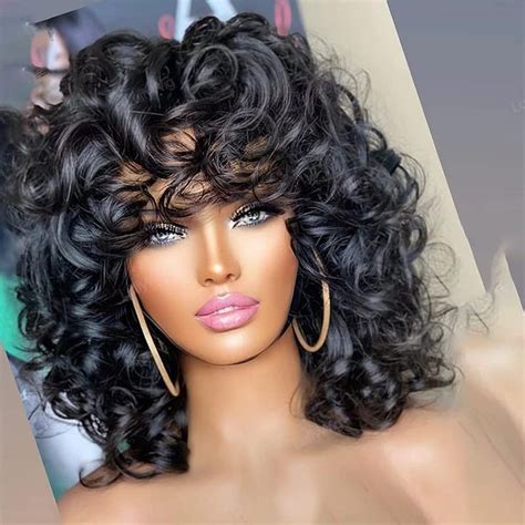 Qitaqota Pixie Cut Wig Wigs For Women Short Curly Wig Bob Glueless Wig