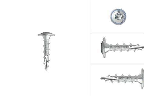 Buy wood construction screws Gray Galvanized - Quick delivery