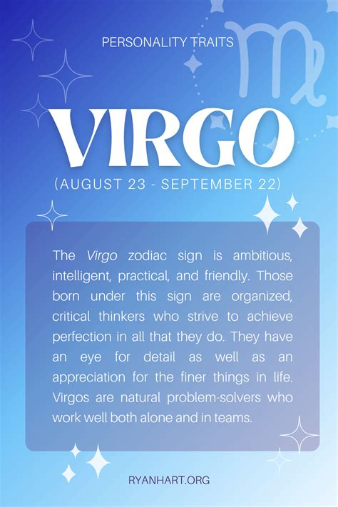 Virgo Personality Traits (Dates: August 23 – September 22) | Horoscope ...