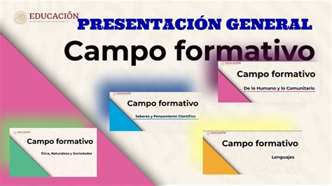 Campos Formativos Presentaci N General Cte De Febrero Del Youtube