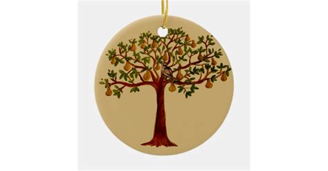 Partridge in a Pear Tree Ornament | Zazzle