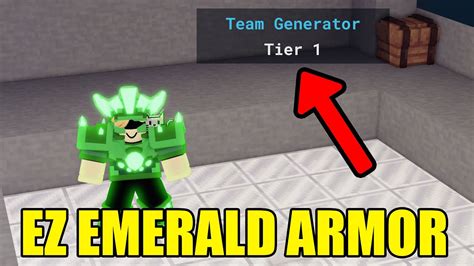 How To Instantly Get Emerald Armor Without Tier In Roblox Bedwars