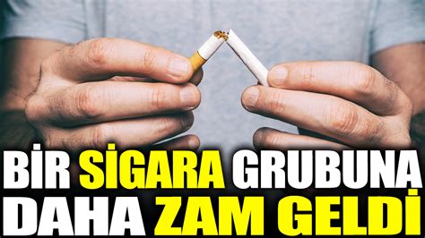 Bir Sigara Grubuna Daha Zam Geldi