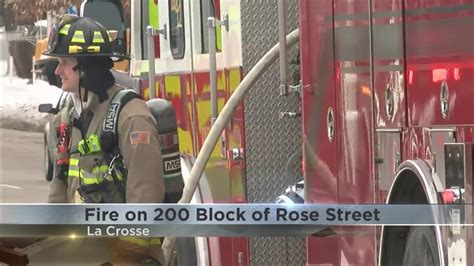 La Crosse Firefighters Extinguish House Fire On Rose St Youtube