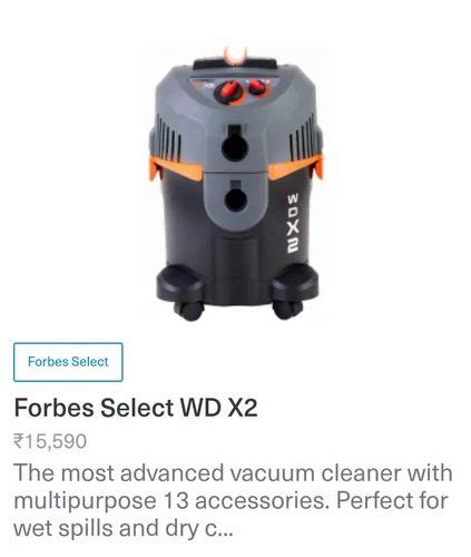 Eureka Forbes Premium Series Euroclean Wd X2 Vacuum Cleaner For Home