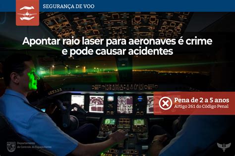 Decea Alerta Para Os Riscos Do Uso De Laser Contra Tripulações De Aeronaves Cenipa