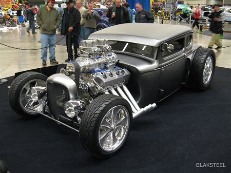 Custom Chopped Ford Hot Rod By Blaksteel Redbubble