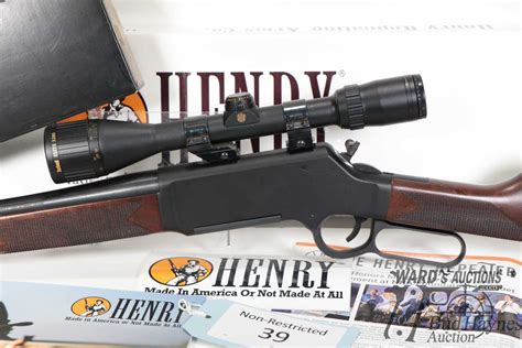 Non-Restricted rifle Henry model H014-308, .308 Win. lever action, w/ bbl length 21" [Blued ...