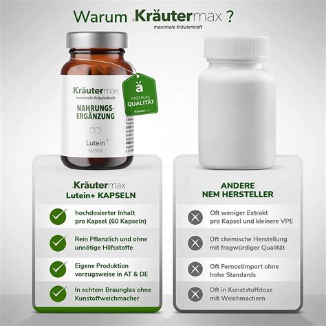 Kr Utermax Lutein Plus Zeaxanthin Lycopin Heidelbeer Zink Selen