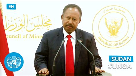 Sudan Prime Minister Addresses United Nations General Debate Th